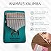 Kalimba Thumb Piano 21 Keys/17Keys Finger Piano Portable Musical Instrument for Beginners, Music Gifts for Music Lovers (Panda, Large)