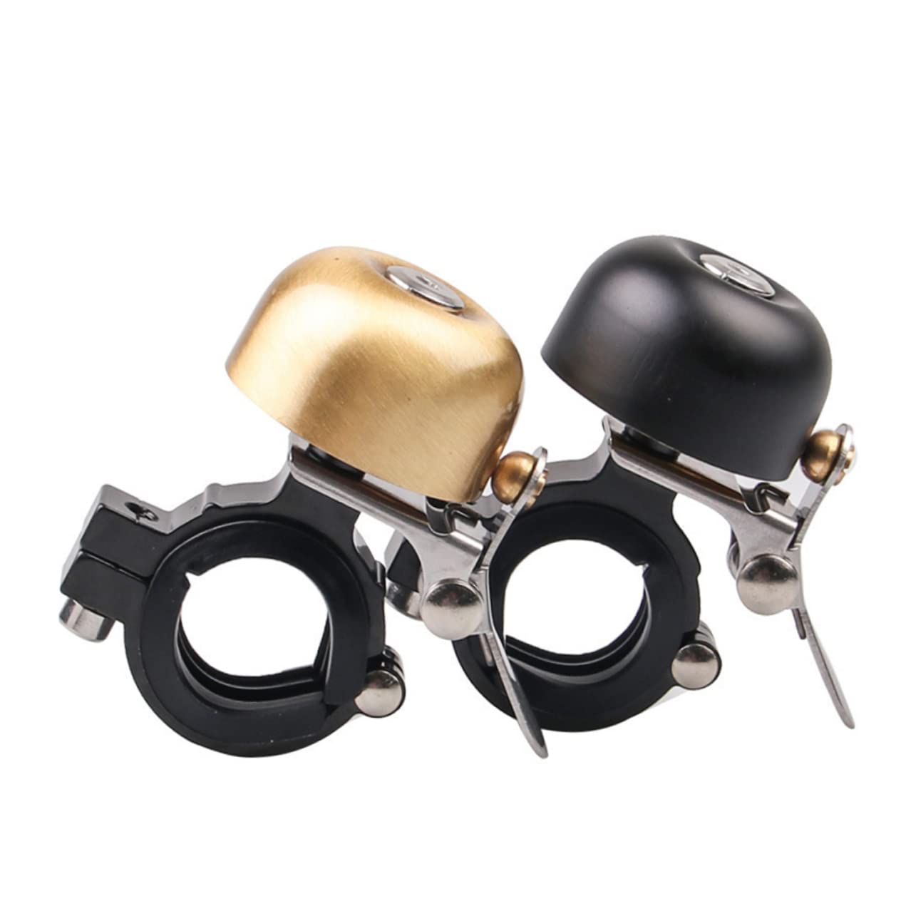 INOOMP 3 Pz Campanello per Bici retrò Lucchetto per Bici a Campana Audio Avvisatore Acustico per Bicicletta Pezzo di Ricambio per Bici Minimoto Bambino Cavalcare Bancone da Bar
