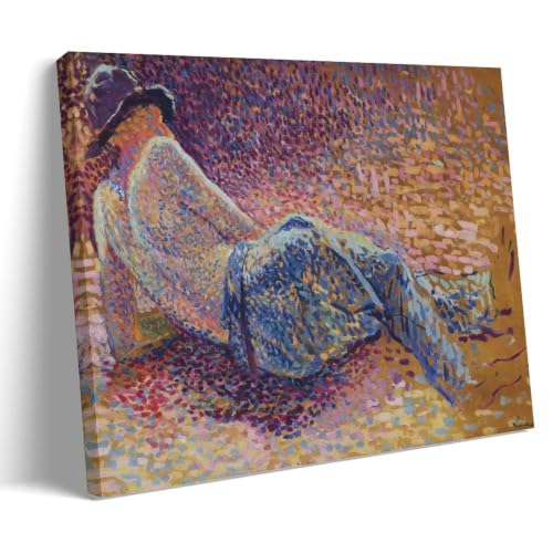 Poster Maximilien Luce Le Repos De L'ouvrier impression art vintage classique 30,5 x 45,7 cm