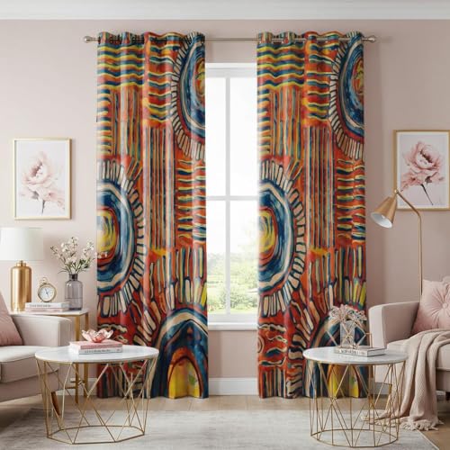 Décoration intérieure moderne avec rideau géométrique haut de gamme