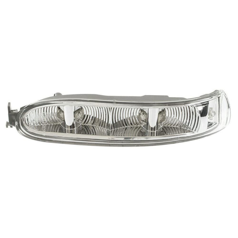 Luz ámbar lado conductor, intermitentes de espejo retrovisor lateral, compatible con Mercedes-Benz W209 CLK 2002-2009, A2308200821, A 230 820 07 21, 2308200721,Delantero izquierdo