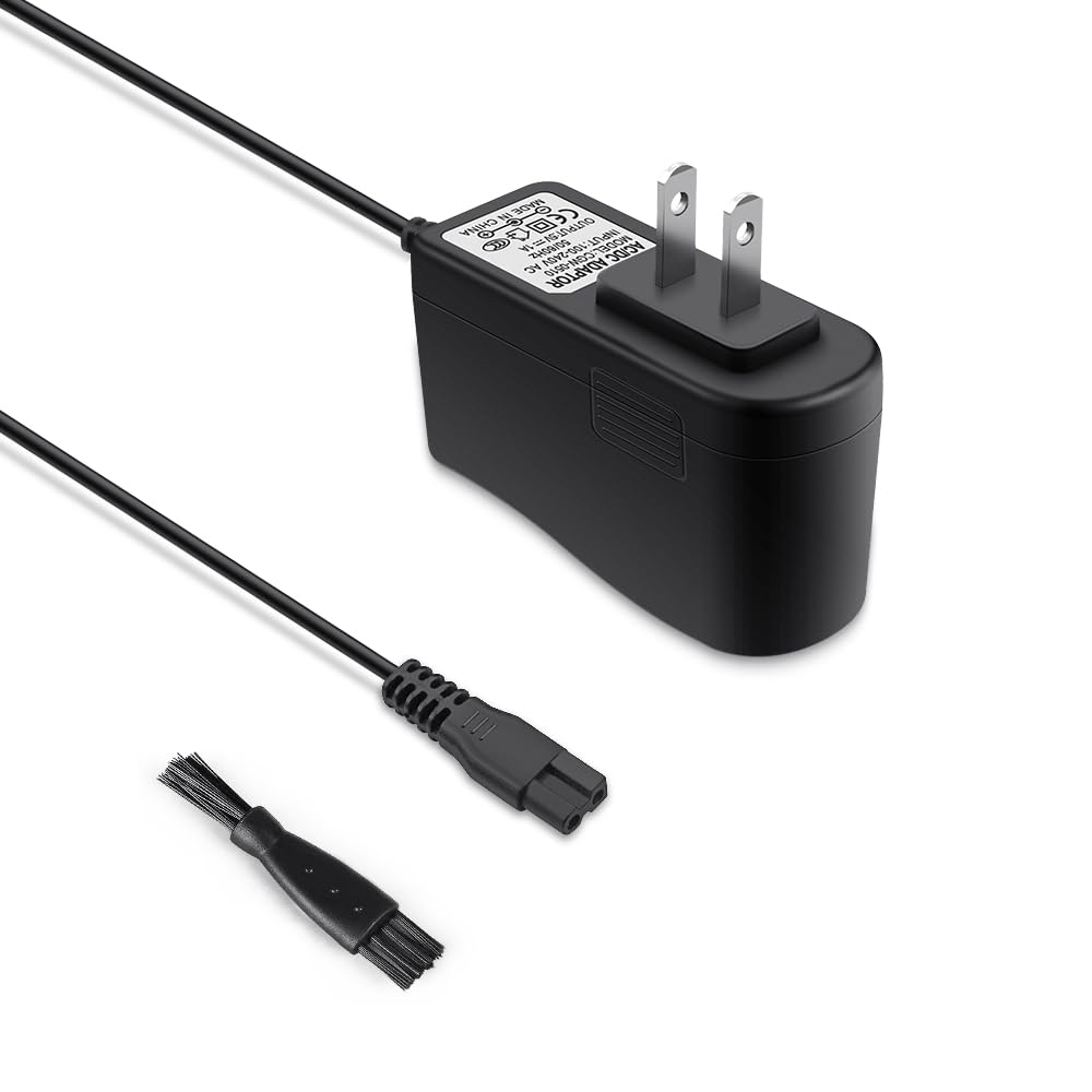 5V Power Cord Replacement HOLDOG Dog Clippers Charger for Professional Heavy Duty Dog Grooming Clipper 3-Speed Low Noise High Power Rechargeable Cordless Pet Grooming Tools, JOVNO 5V 1A Adapter, 6.6ft