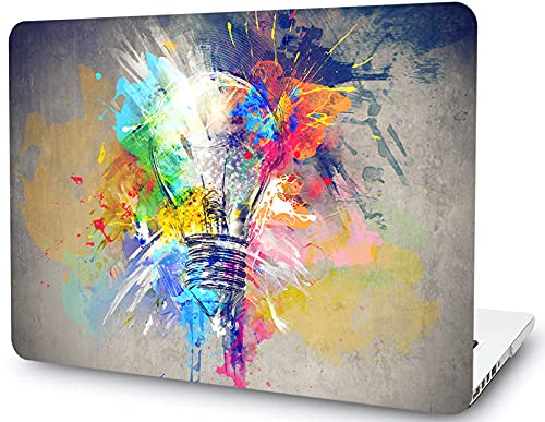 Mac Pro 13 Idea Bombilla Funda Dura Compatible con MacBook Pro 13 Pulgadas(2021 2020 2019 2018 2017 2016 Release A2338...