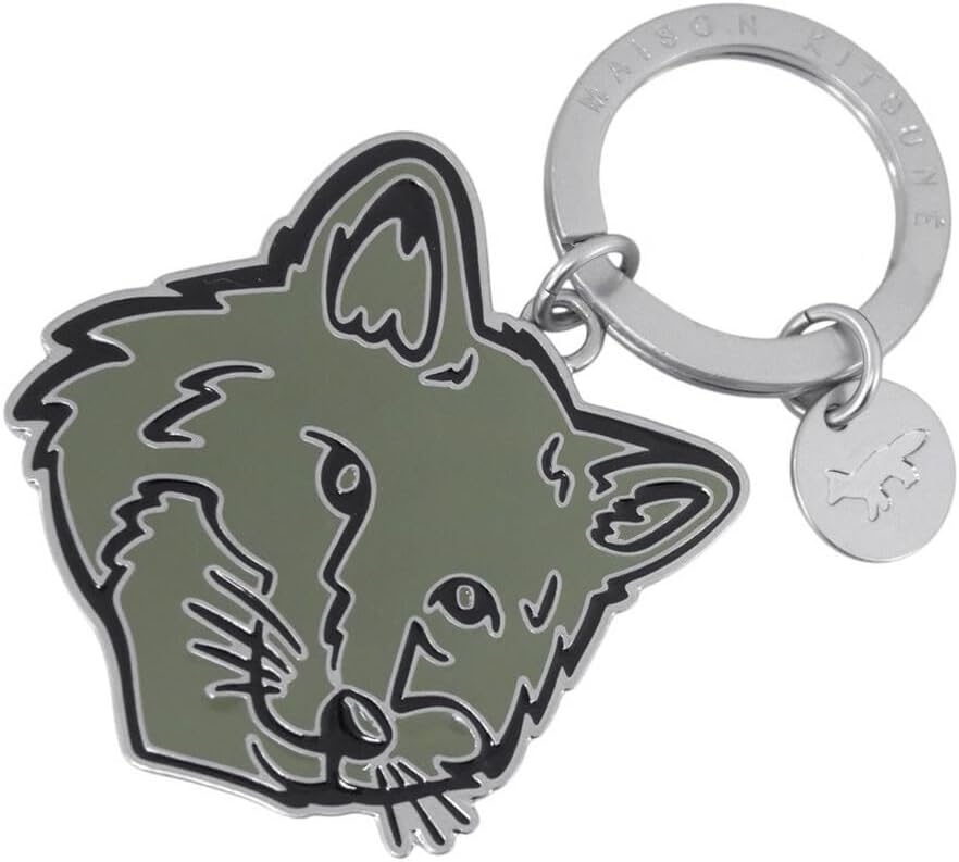 MAISON KITSUNE マルチカラー フォックス キーチェーン 新品未使用