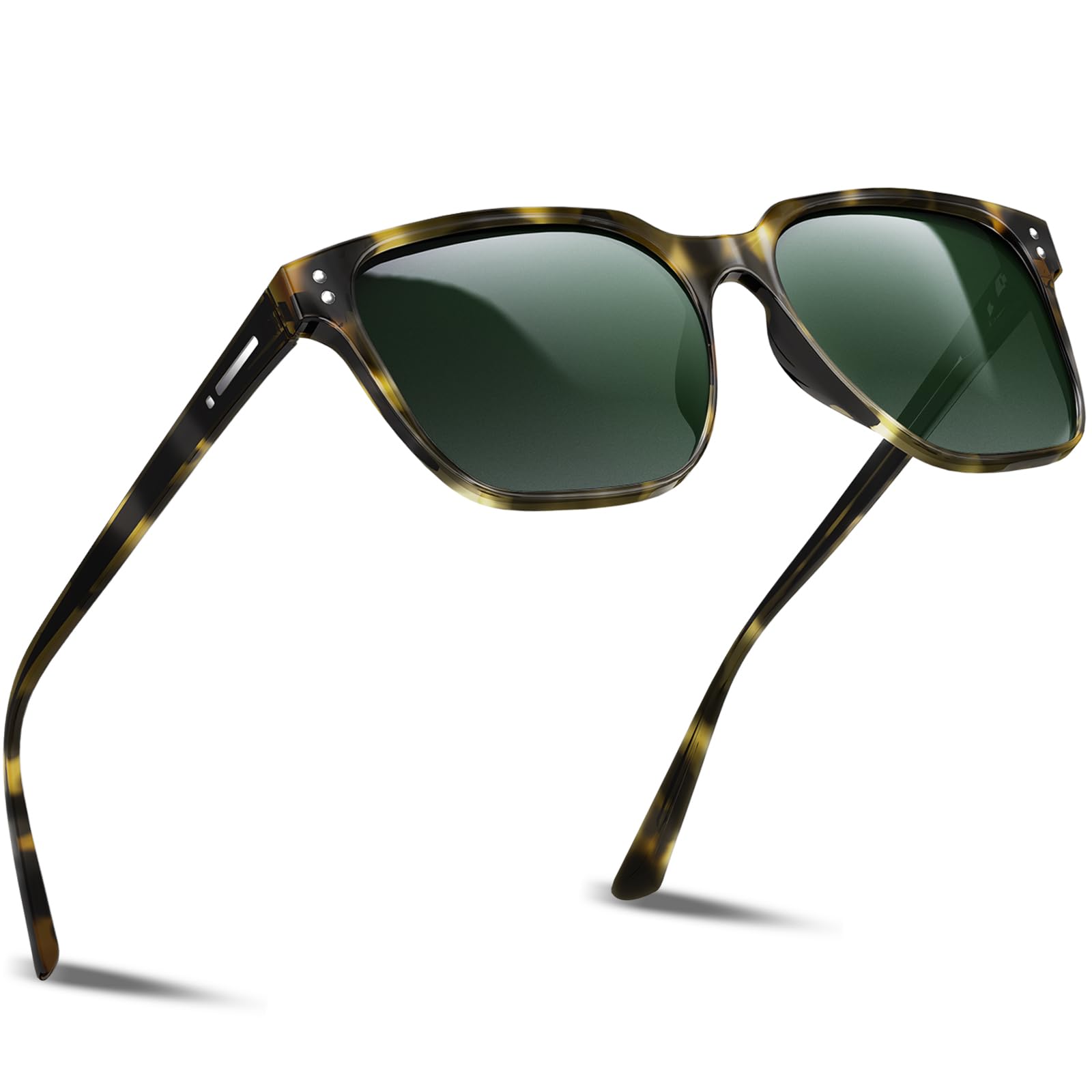 DADA-PRO Sonnenbrille Herren Polarisiert Damen Sonnenbrille Retro Verspiegelt Polarisierte Brille UV400 Schutz Classic Sunglasses Men Women für Angeln Fahren