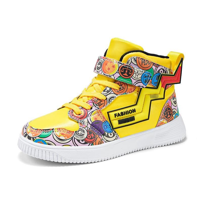 Zixer Mens Light Weight High Top Platform Fashion Synthetic Leather Sneakers | Sports, Crazy Casual Shoes for Mens | Ankle Lace-Up Footwear for Men or Boys Yellow (B0D9HDR9DG) Amazon Price History, Amazon Price Tracker