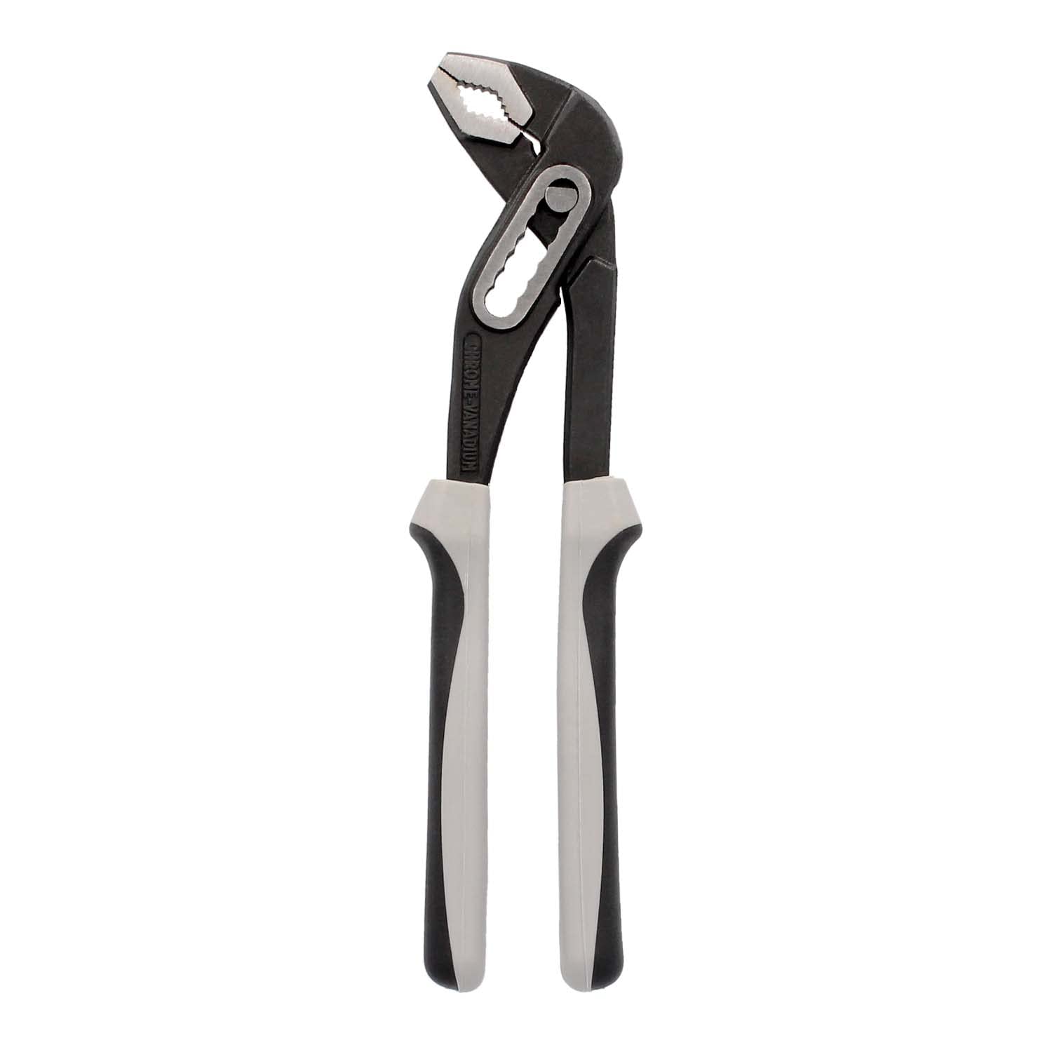 WOLFPACK LINEA PROFESIONAL Pliers Multiple Opening Black Plus 250 mm. Rubber Handles DIN 8976. Parrot Beak, Extendable Pliers, Plumber Pliers