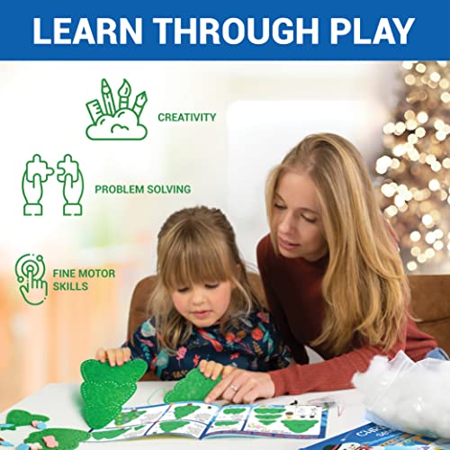 Craftorama SKFK-XMAS Sewing Kit For Kids, Fun And Educational Christmas Craft Set For Boys And Girls Age 7-12, Sew Your Own Felt Christmas Set Craft Kit thumb #2