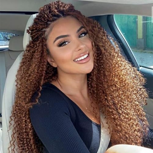 Xtrend Honey Brown Pre Looped Micro Brazilian Kinky Curly Crochet