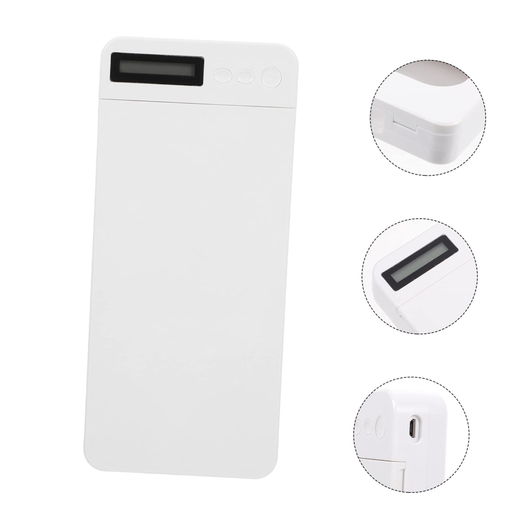 Housoutil Scatola Timer per Telefono Bianco in Plastica, Time Lock Box | Cellula e Mobile, Design Creativo, Uso Pratico, Lavorazione Fine, Abitudini Sane e Impiego Prolungato