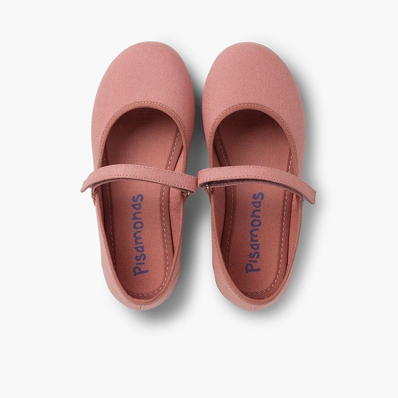 Girls Riptape Canvas Mary Janes Blush Pink Big Kid 54