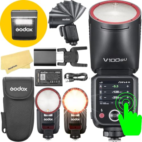 Image of GODOX V100 V100N V100-N Camera Flash for Nikon Flash Speedlight Speedlite