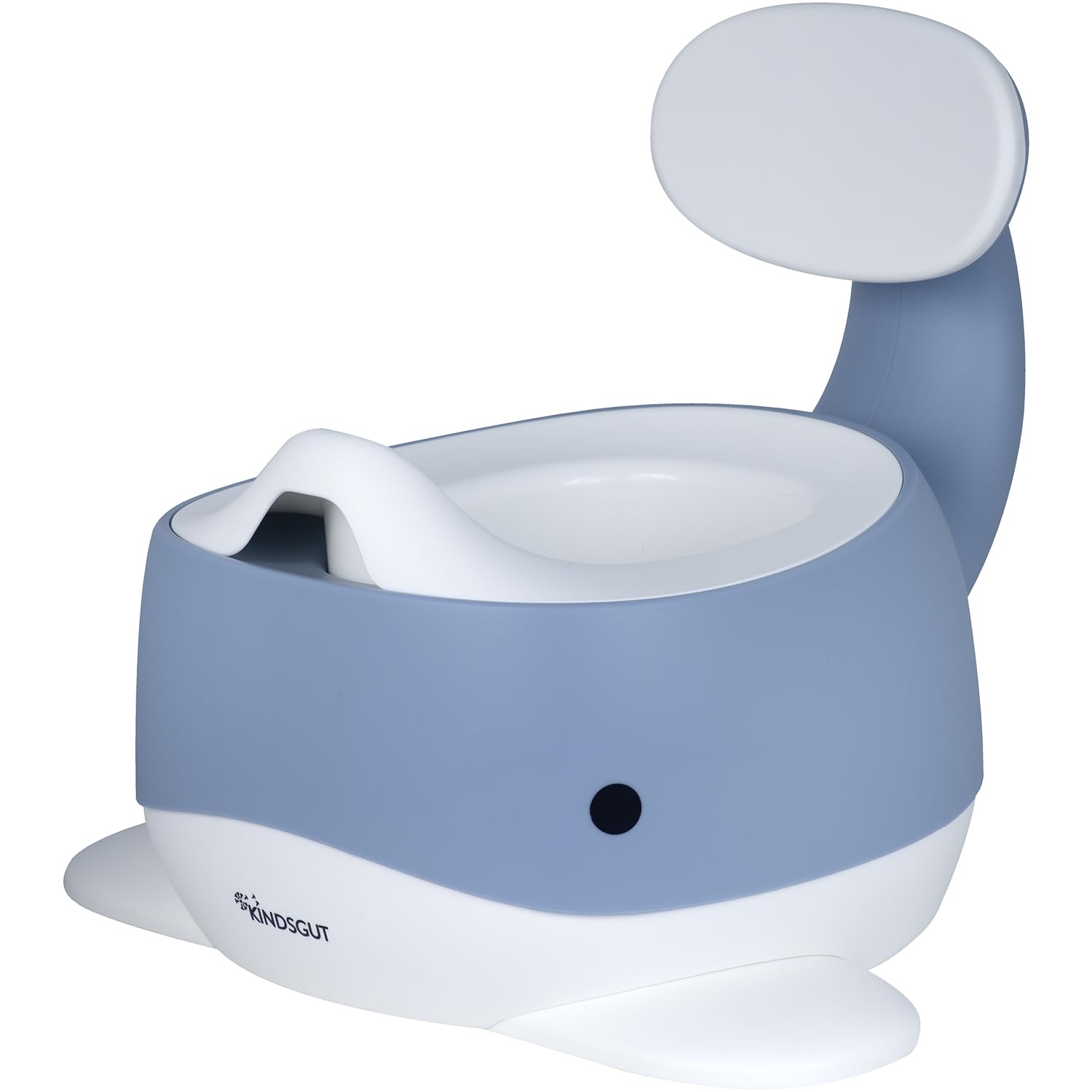 Kindsgut Kinder-Töpfchen Babytopf WC Klo Wal-Design Toiletten-Training Taubenblau