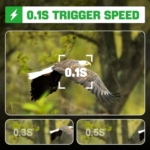Coolifepro Wildkamera, 4K Video Wildtierkamera, 48MP Wildtierkamera mit Nachtsicht Bewegungsmelder, 35m Erfassungsbereich, IP66 Wasserdicht & 32GB SD Karte für Tierbeobachtung Sicherheitsüberwachung