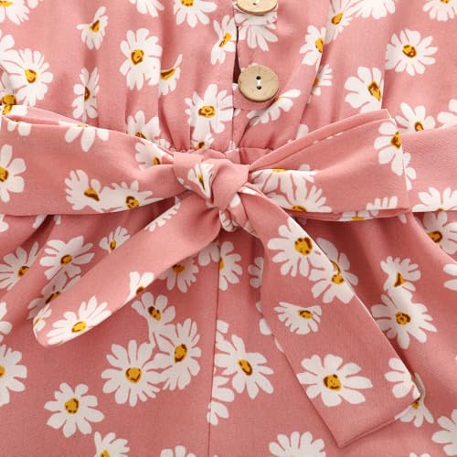 Image of Toddler Girl Clothes Baby Summer Cute Halter Romper 6 Months to 5 Years Old