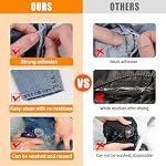 Colle de tissu permanente, 60 ML Colle de vêtements lavable claire, colle de tissu super pour les Strass, Patchs, Vêtements, Denim, Cuir, Polyester, Tissus, Réparation de poupées, Flannel, Coton