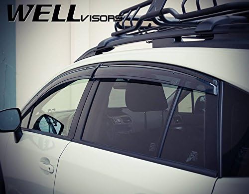 Miniatura 9 de WellVisors elegante visor de vidrio lateral HD, recorte negro ahumado