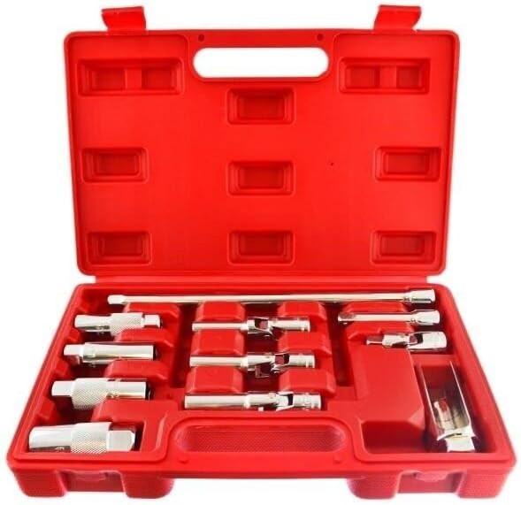 ARC-POWER 11pc Master Auto Service Tool Set Sockets 4 Spark Plug & Glow Plug Oxygen Sensor