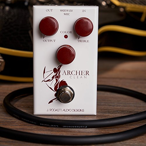 J. Rockett Audio Designs Tour Series Archer Clean Boost Guitar Effects Pedal #TOP7