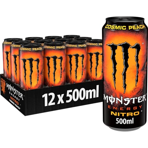 Monster Energy Nitro Cosmic Peach - in praktischen Einweg Dosen (12 x 500 ml) Monster Energy Nitro Cosmic Peach - in praktischen Einweg Dosen (12 x 500 ml)