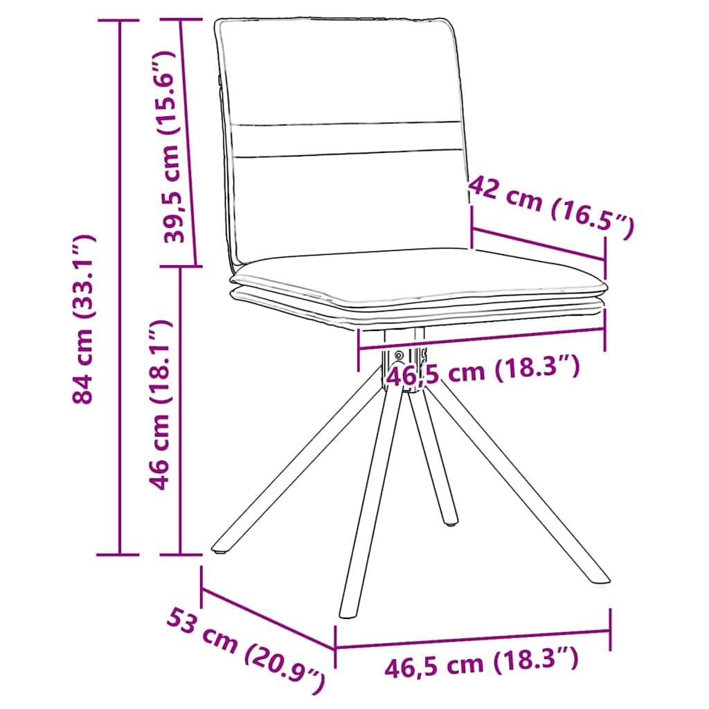 Krzesła do jadalni 6 szt. brązowe mikrofibra o wyglądzie zamszu z metalową ramą drewnianą, tapicerowane siedzisko i oparcie, ergonomicznie wyściełane, do kuchni, salonu, jadalni, biura
