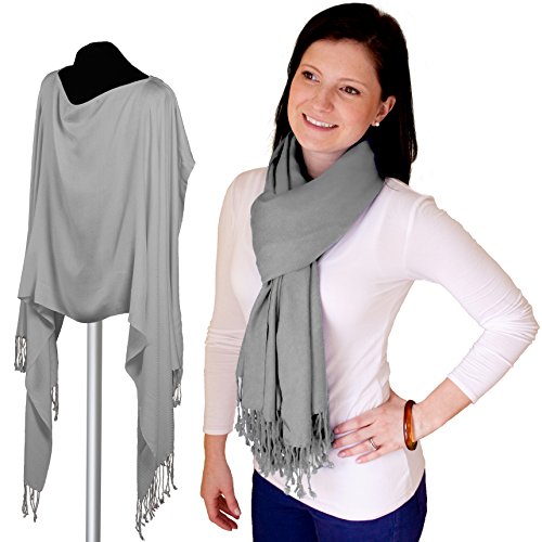 Jolly Jumper Pashmama Breast Feeding Cover the Breast Feeding Cover You Wear As a Scarf - Dove Gray by Jolly Jumper