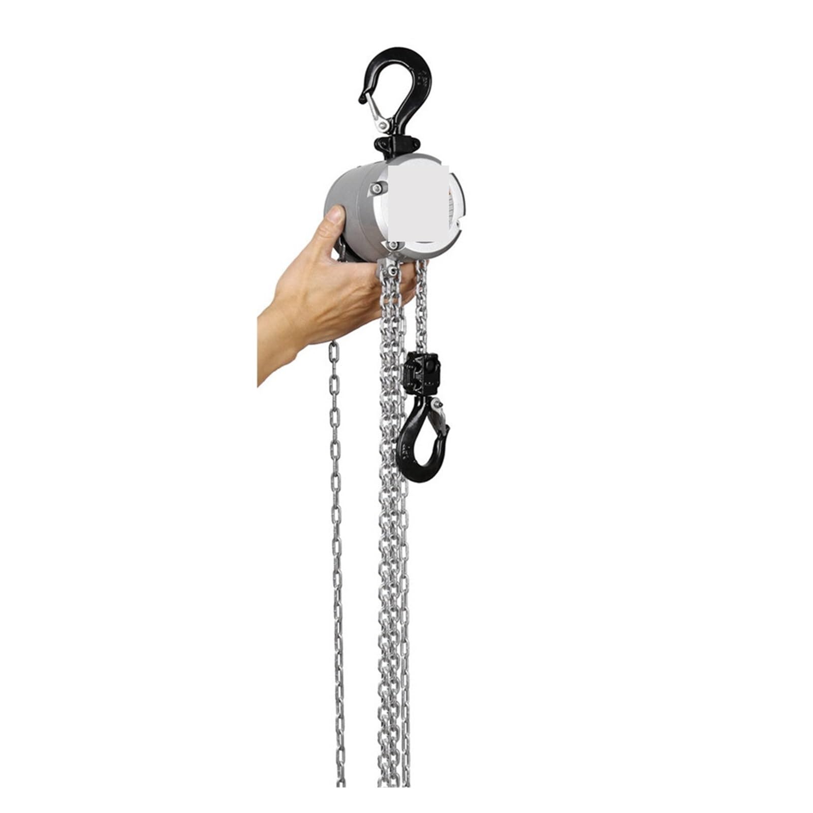 MYUYEE Trailer Winch, Mini Hand Chain Hoist,Hook Mount 0.25/0.5 Ton Capacity Lift Portable Manual Lever Block Lifting Safe & Convenient (1 0.5T)