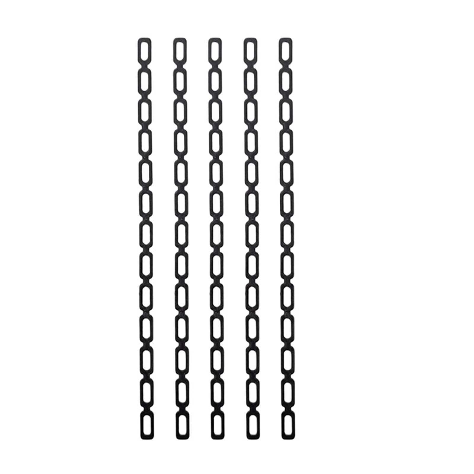 ZUXWUX Plant Twist Ties Reusable Plant Ties Tree Support Self-Locking Chain Lock Adjustable Fixing Fastener Garden(30cm,20PCS)
