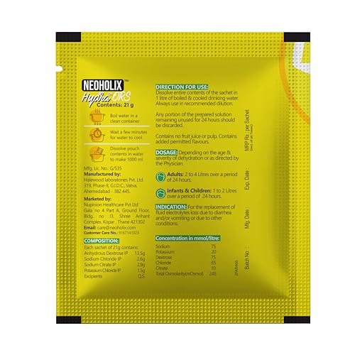 Image of NeoHolix Hydra ORS Lemon - 21g Sachet