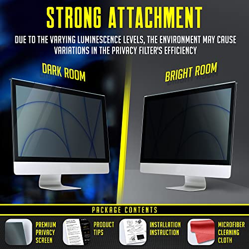 Computer Privacy Screen Filter For 27 Inch Imac | Anti-Scratch Protector Film For Data Confidentiality | Eye Protection Blue Light Blocking Filter For Imac 27” (2012-2020) #TOP3