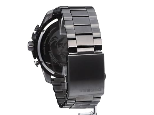 Amazon.com: Diesel Mega Chief Stainless Steel Chronograph Men's