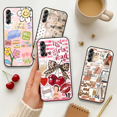 Image of COLORflow Back Cover Compatible with Samsung Galaxy A14 5G / 4G | Aesthetic Era Customized | Shockproof TPU Bumper with Camera Protection Back Cover Compatible with Samsung Galaxy A14 5G / 4G