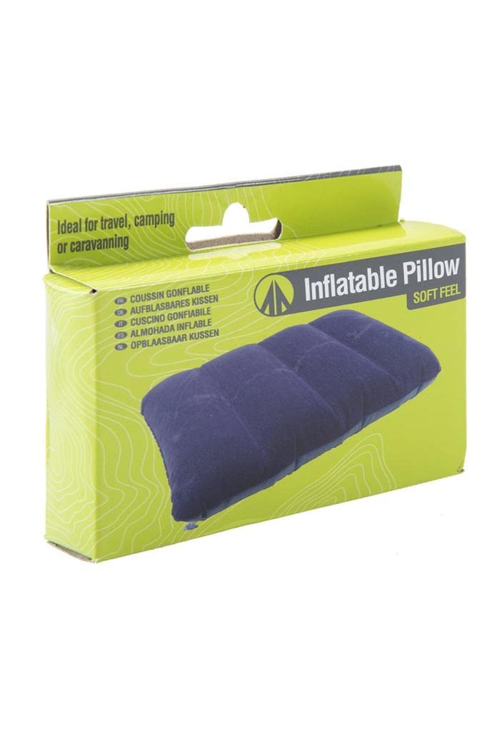 Summit Blue Inflatable Pillow - Soft Feel