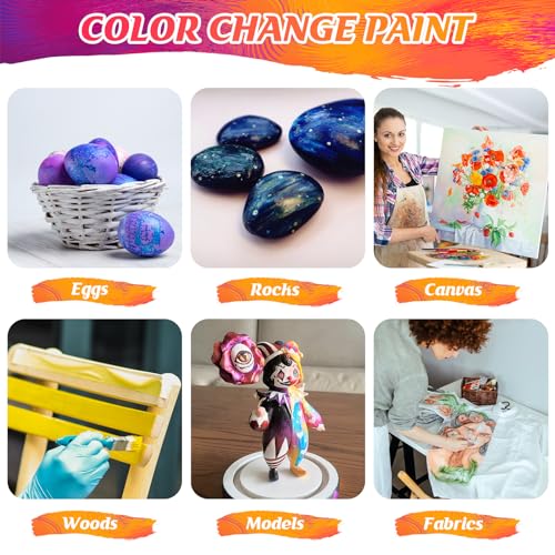 28% Off Caliart Iridescent Acrylic Paint Kit with 24 Colors - Image 3