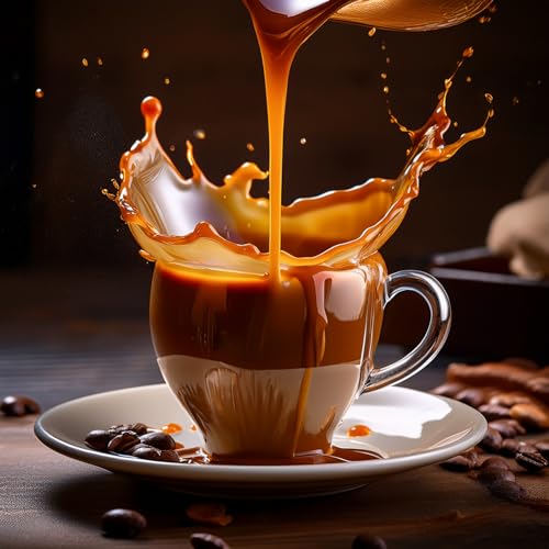 Image of Fresh Roasted Coffee, Caramel Flavored Whole Bean Coffee, Medium Roast, Kosher, 5 lb (80 oz)