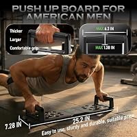 JLoibao Push Up Board, Portable Pushup Board for Men, Foldable Push Up Bar — image 3