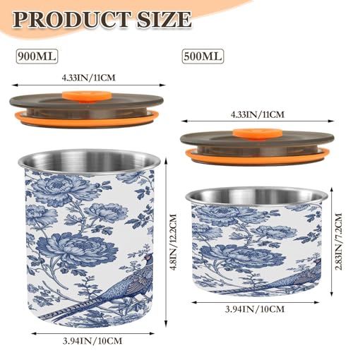 Contenedor de Café Hermético de Acero Inoxidable 17oz miniatura 3