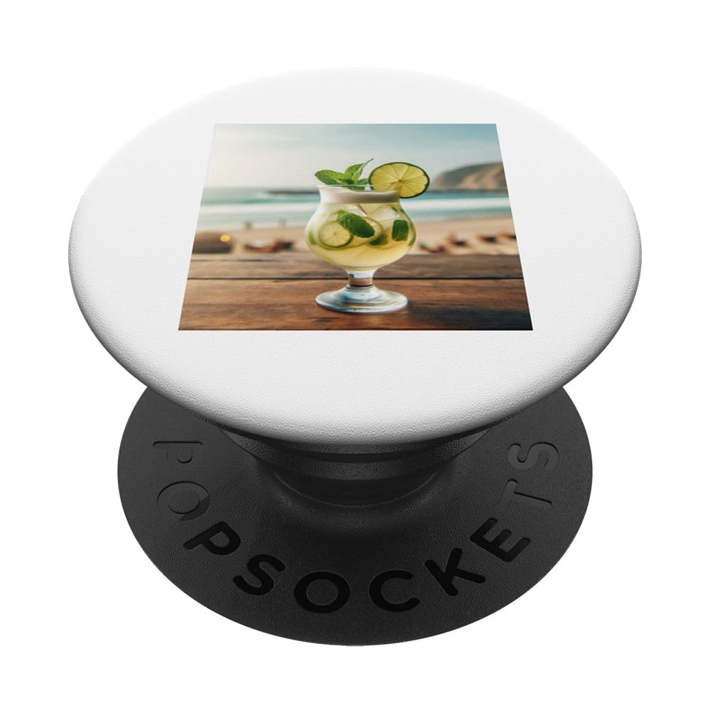 Really Love Pisco Pisco Sour Peruvian Chilean PopSockets Swappable PopGrip, Black