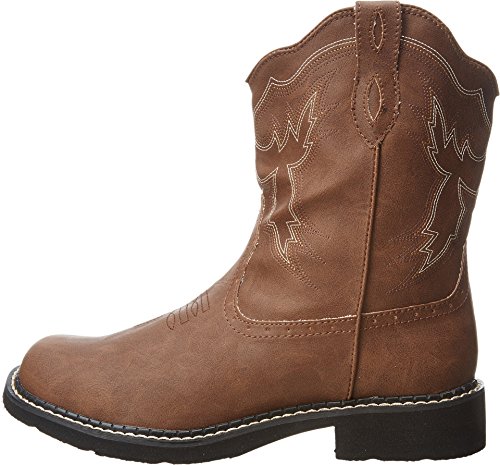 Image of ROPER Womens Chunk Rider Embroidery Round Toe Casual Boots Ankle Low Heel 1-2 inch