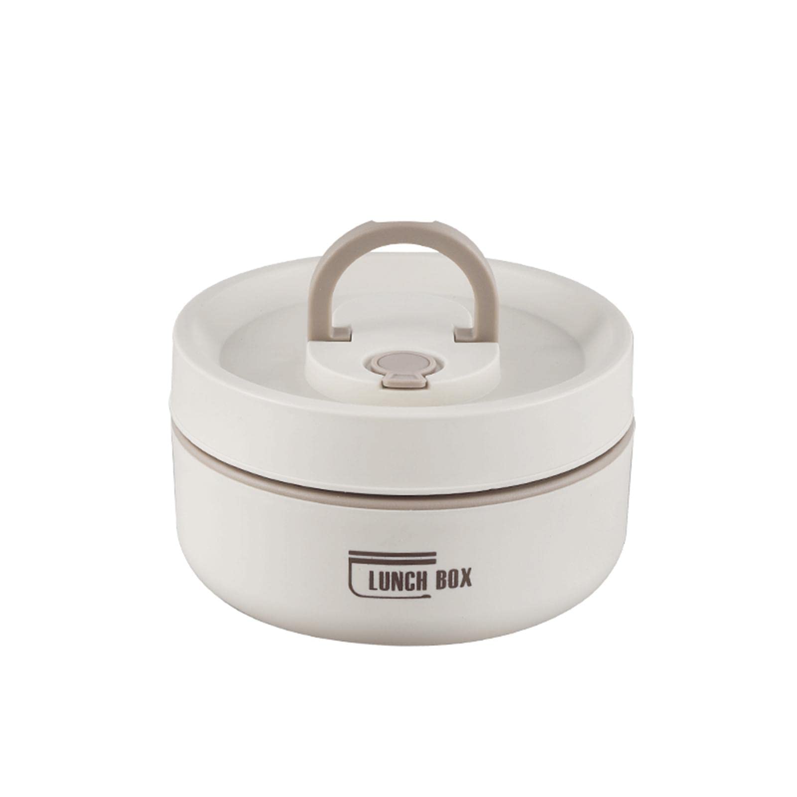 Juego de fiambreras de acero inoxidable con funda, beige