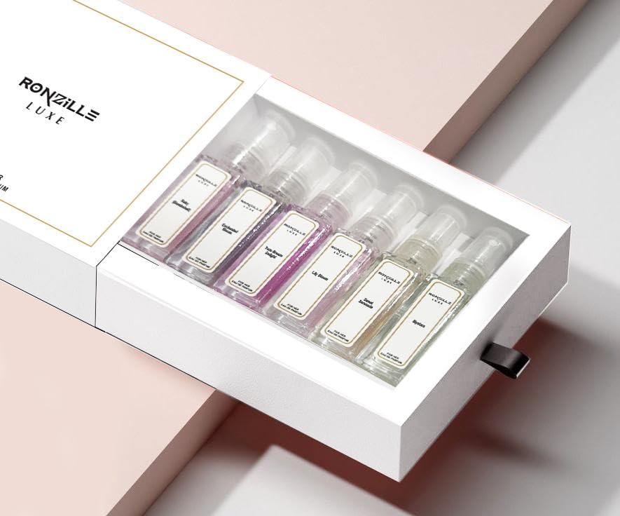 Ronzille Luxe Women Eau De Perfume Enchanted Bloom Eau, Lily Bloom,Mystara,Ruby,Yuzu Breeze,Sweet Serenade- 48ml(Set of 6)-image-31