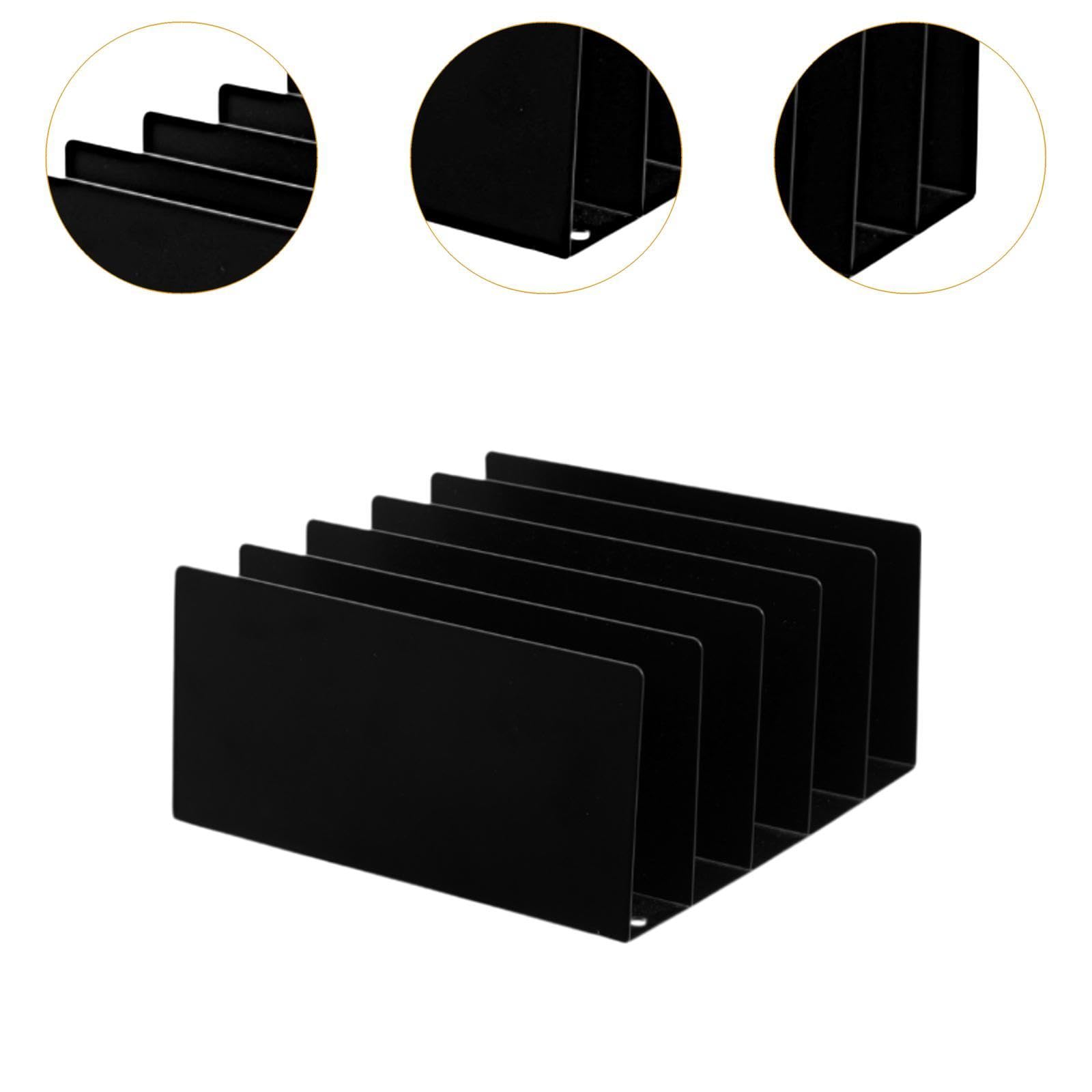 Organiseur de Bureau pour Dossiers, Porte-documents, 5 Compartiments, Porte-enveloppes, Porte-documents, Porte-dossiers de Bureau pour Salles de Class