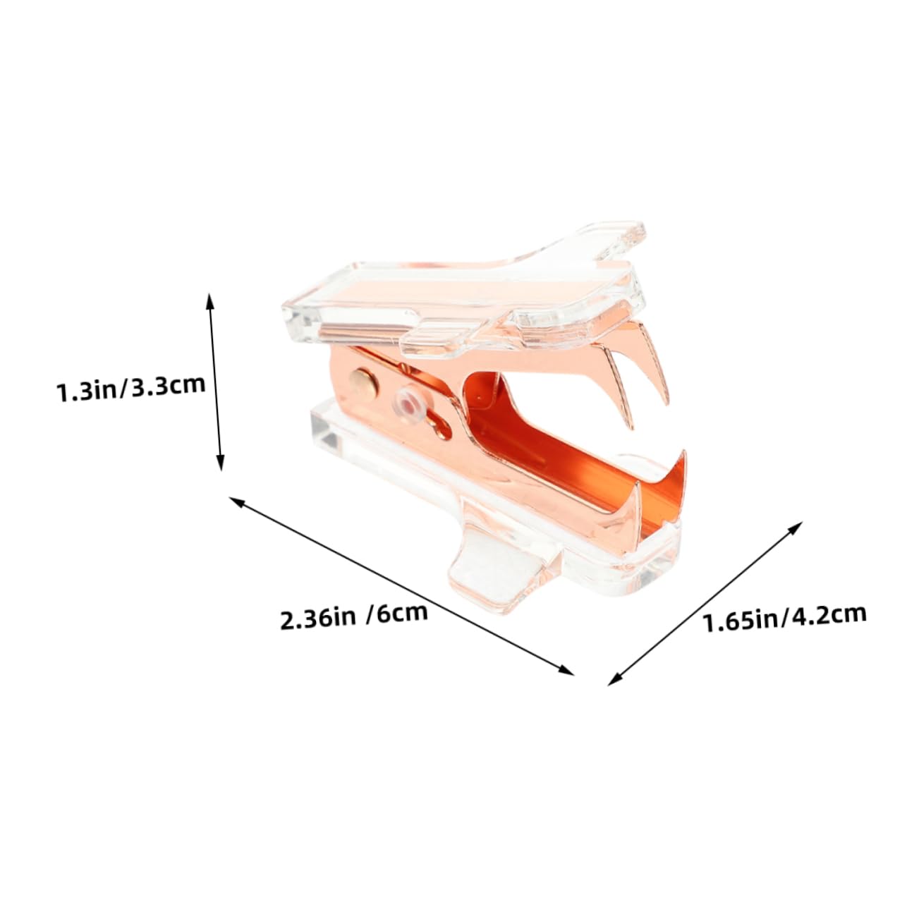 HOMSFOU 4 Set Aircraft Styling Unghia Forniture Per Ufficio Estrattore Di Punti Portatile Strumenti Per La Rimozione Dei Punti Metallici Levapunti Heavy Duty Metallo 2 Pezzi * 4
