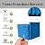 TEMGCUAM 56 Pack Acoustic Foam Panels |1 "x12 "x12" Rapid Recovery Acoustic Wall Panels |High Density Sound Reducing Panels for Home Studio |With Adhesive Stickers 280PCS (28 Black+28 Blue)