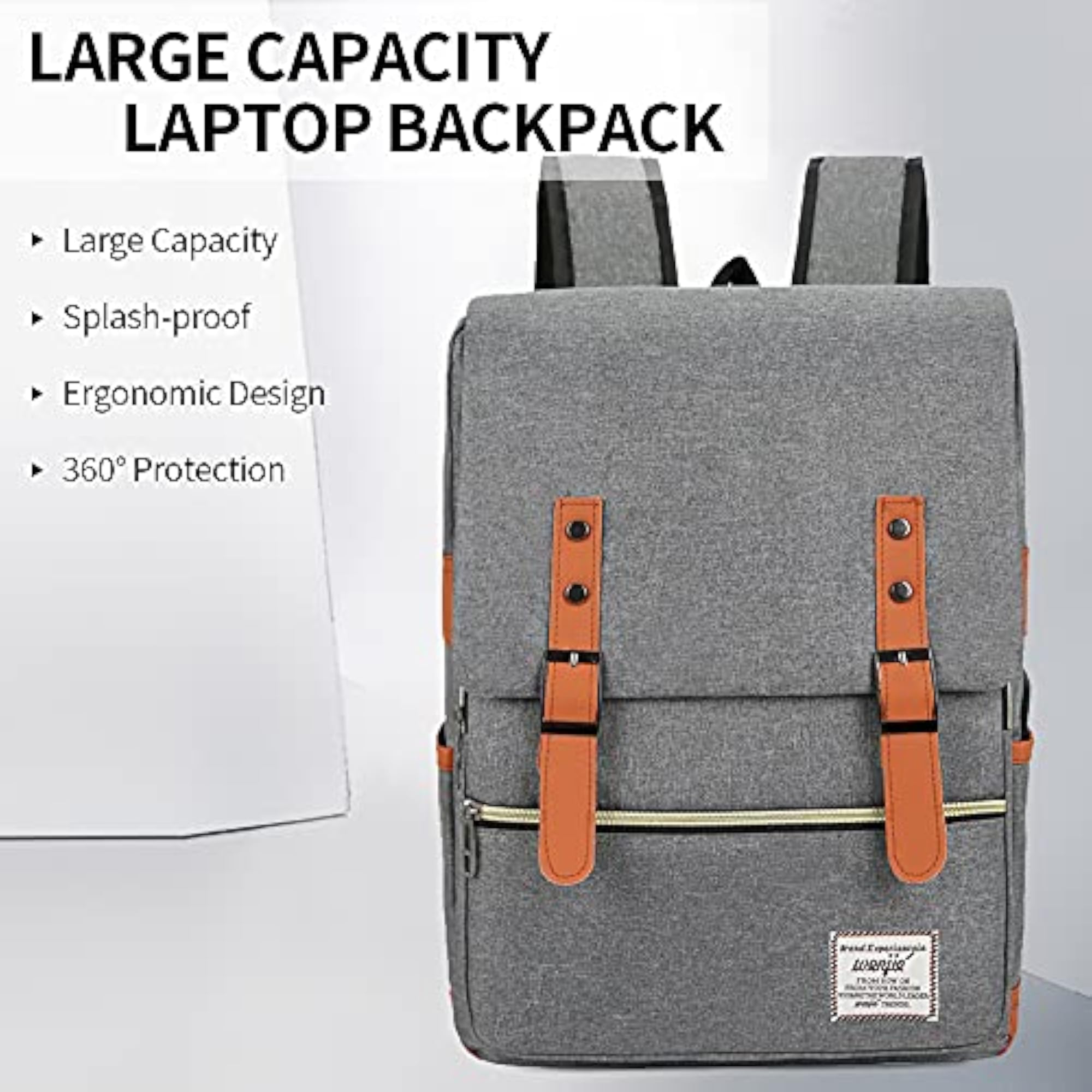 Large Capacity Computer Backpack for Business and Travel