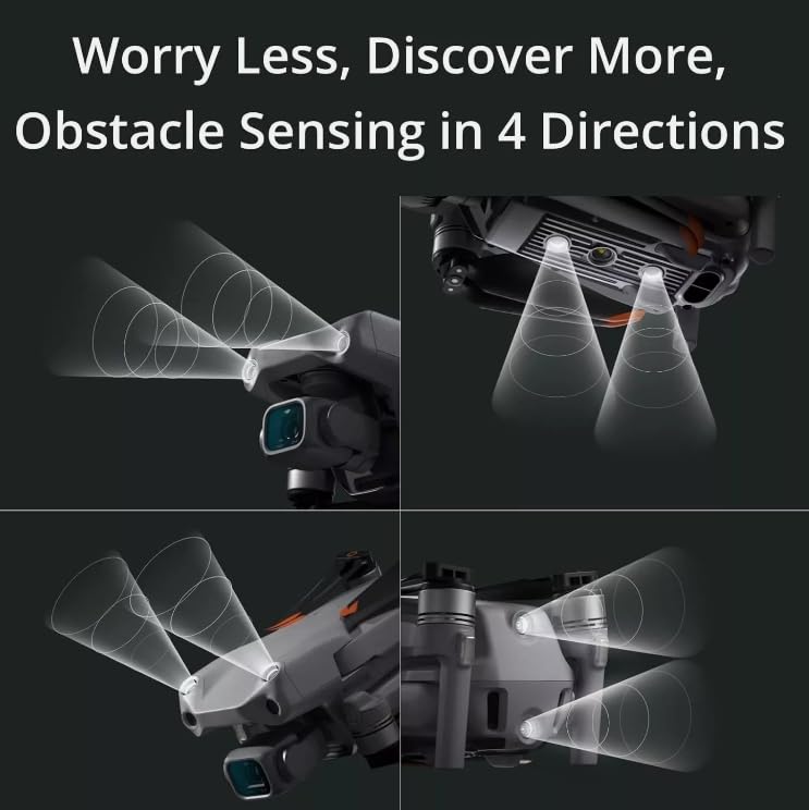 航空機 DJI  Air 2S Fly More DJI Air 2S Fly More Combo Drone with Remote Control Gray CP