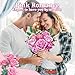 Pink Rose Bouquet Flowers Building Set, 834Pcs Roses Artificial Flowers Botanical Collection Compatible with Lego Flowers for Adults Christmas Anniversary Valentines Day Gifts for Mom Her Women