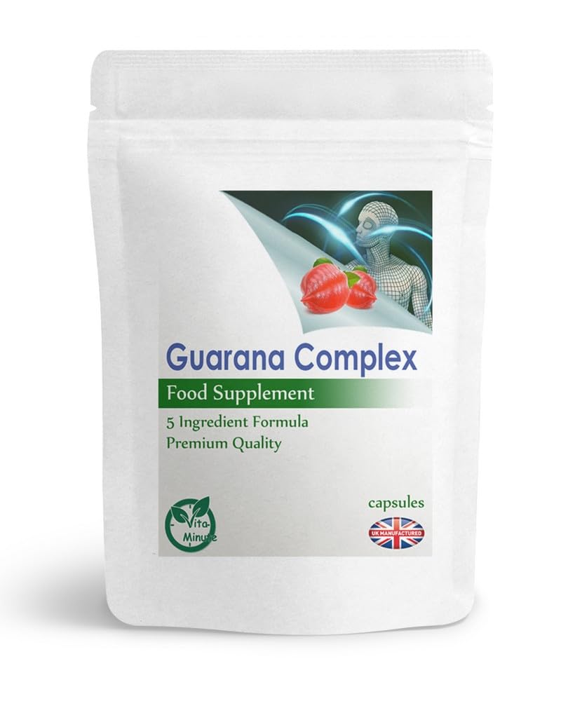Guarana Complex - 100 Capsules | Boost Energy, Mood, Memory, Focus Support