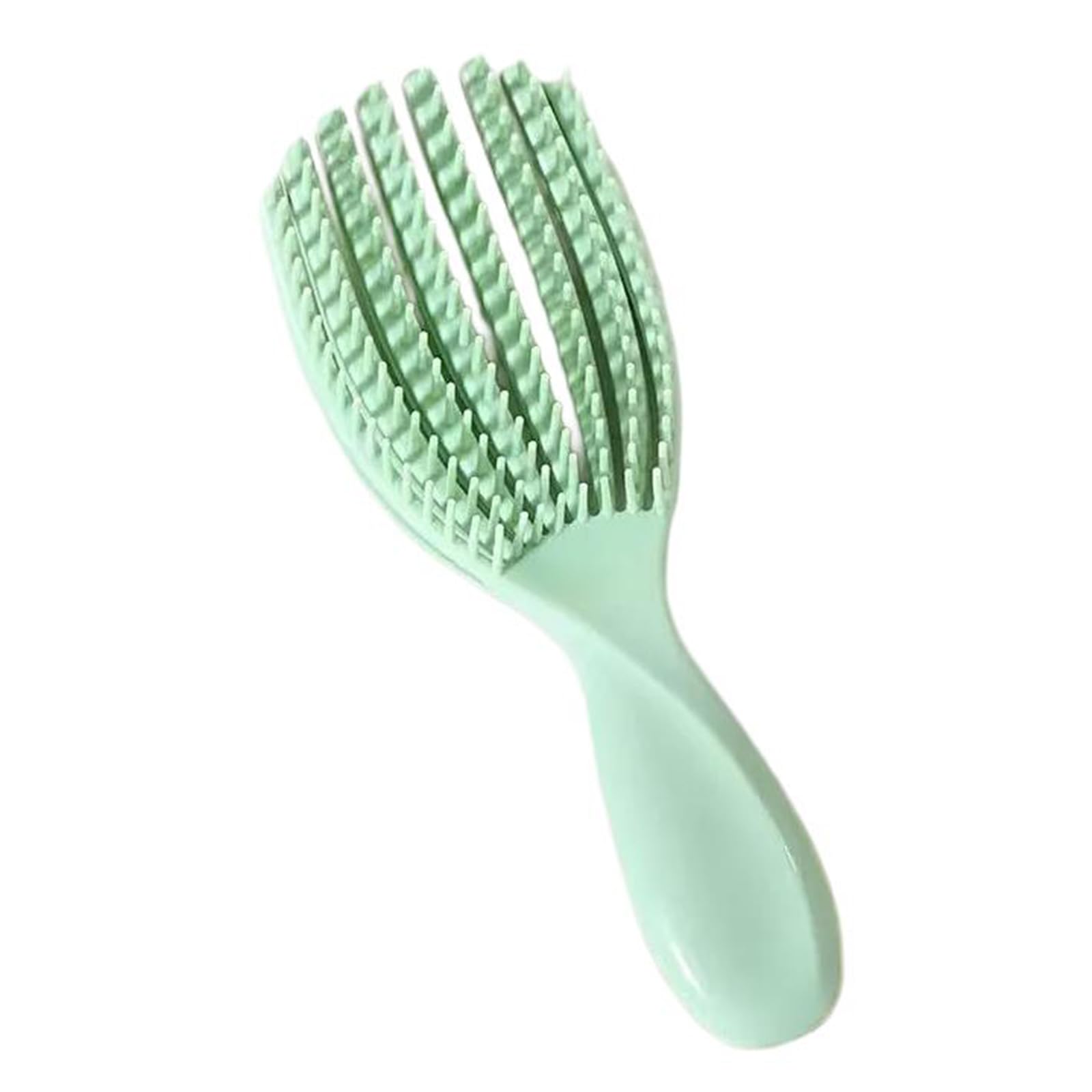 jiahesuw2 Curly Hair Brush Practical Hair Comb Hairdressing Brush Hollow Out Hair Brush Massage Comb Detangling Hair Brush