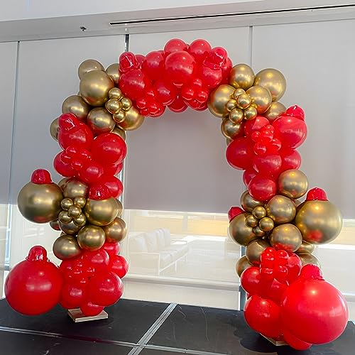 110pcs Red Balloons 12inch Red Latex Party Balloons for Valentine's Day, Graduation, Wedding, Birthday, New Year, Baby Shower, Christmas, Anniversary Party Decorations - Image 7